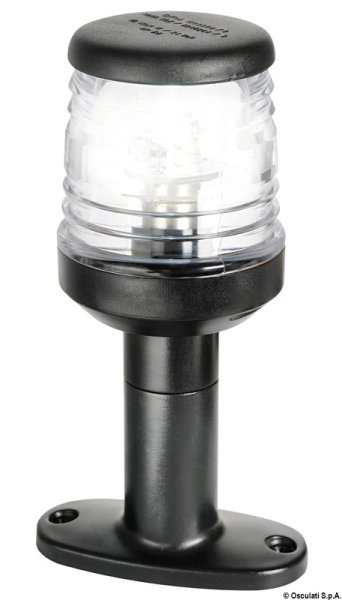 Fanale 360° led con basetta nero - 11.132.88